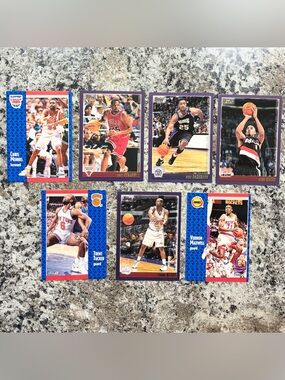 1991 Fleer & 2000 Topps Basketball Cards - Set of 7